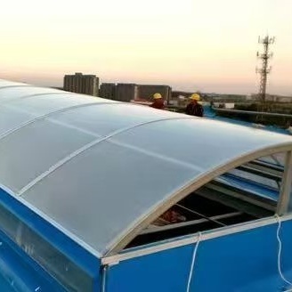 丹东市电动排烟天窗薄型通风气楼 - 方案
